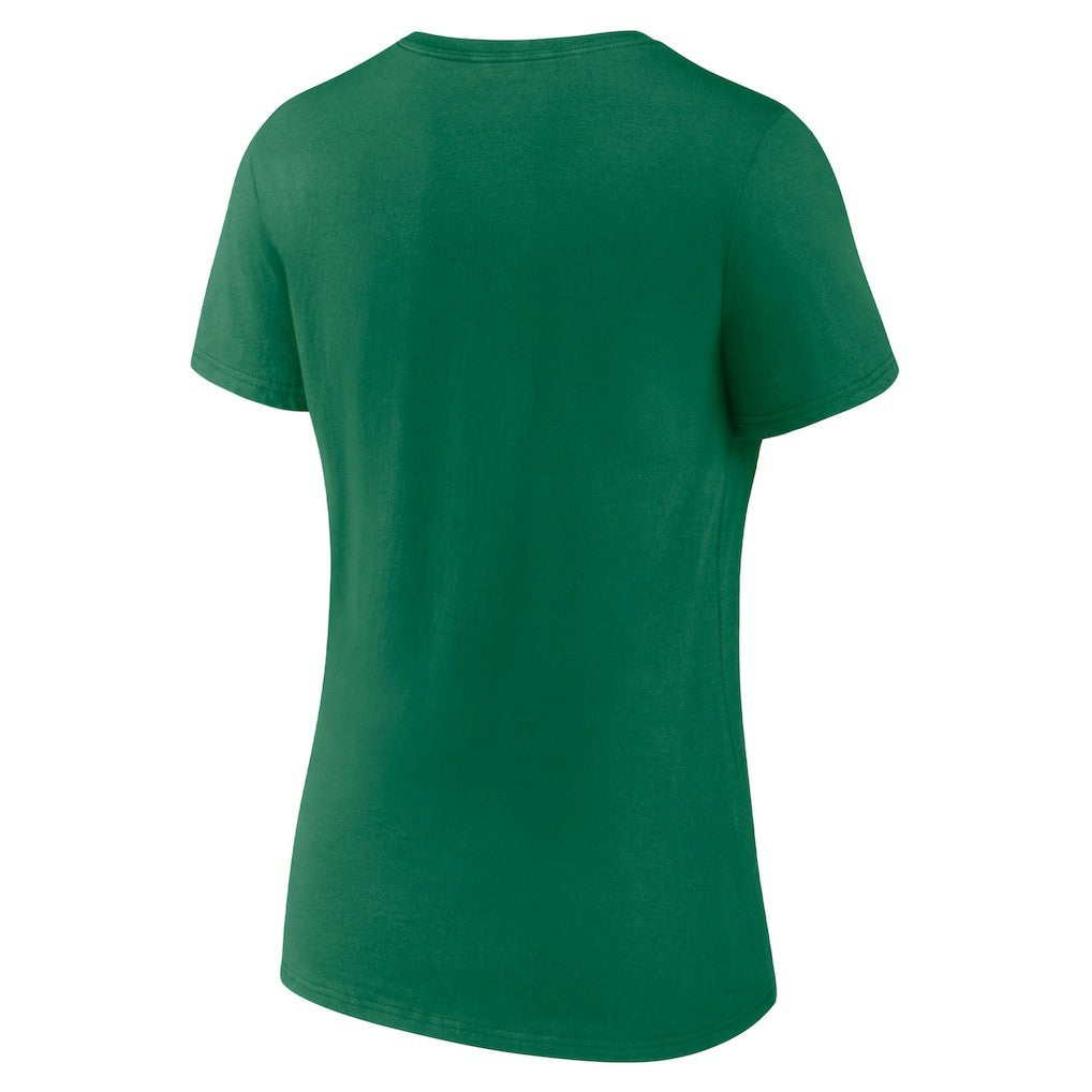 Dallas Cowboys Women's Lucky Celtic V-Neck T-Shirt Green