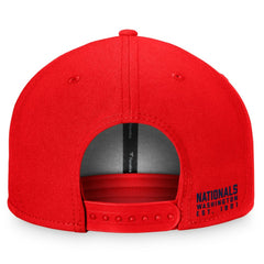 Washington Nationals Fanatics Fundamental Shadow Snapback Hat - Red Hats