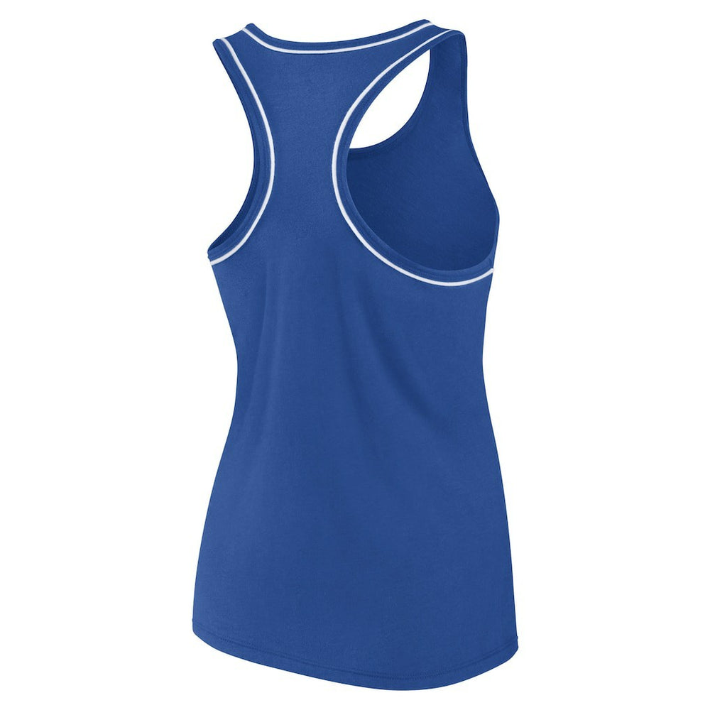 Philadelphia 76ers Women's Wordmark Logo Racerback Tank Top Royal