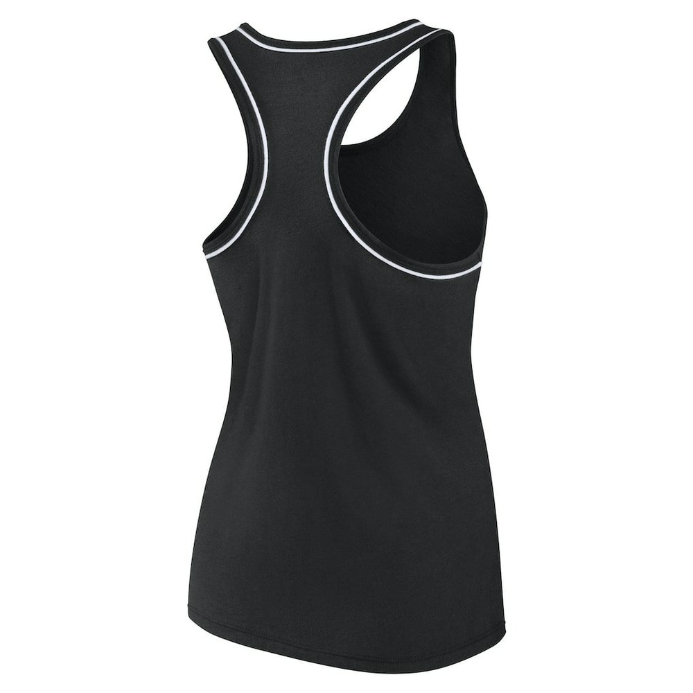 Brooklyn Nets Women's Wordmark Logo Racerback Tank Top Black