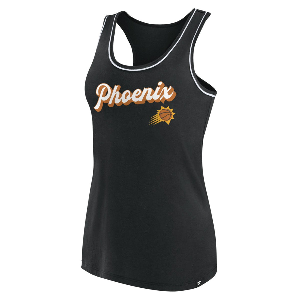Phoenix Suns Women's Wordmark Logo Racerback Tank Top Black