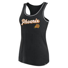Phoenix Suns Women's Wordmark Logo Racerback Tank Top Black