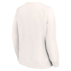Philadelphia 76ers Women's Tonal Leopard Pullover Sweatshirt White