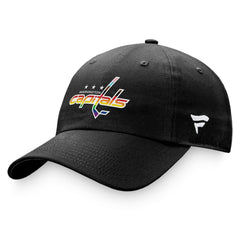 NHL Washington Capitals Fanatics Team Logo Pride Adjustable Hat - Black