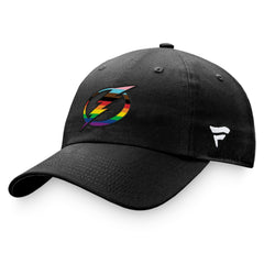 NHL Tampa Bay Lightning Fanatics Team Logo Pride Adjustable Hat - Black