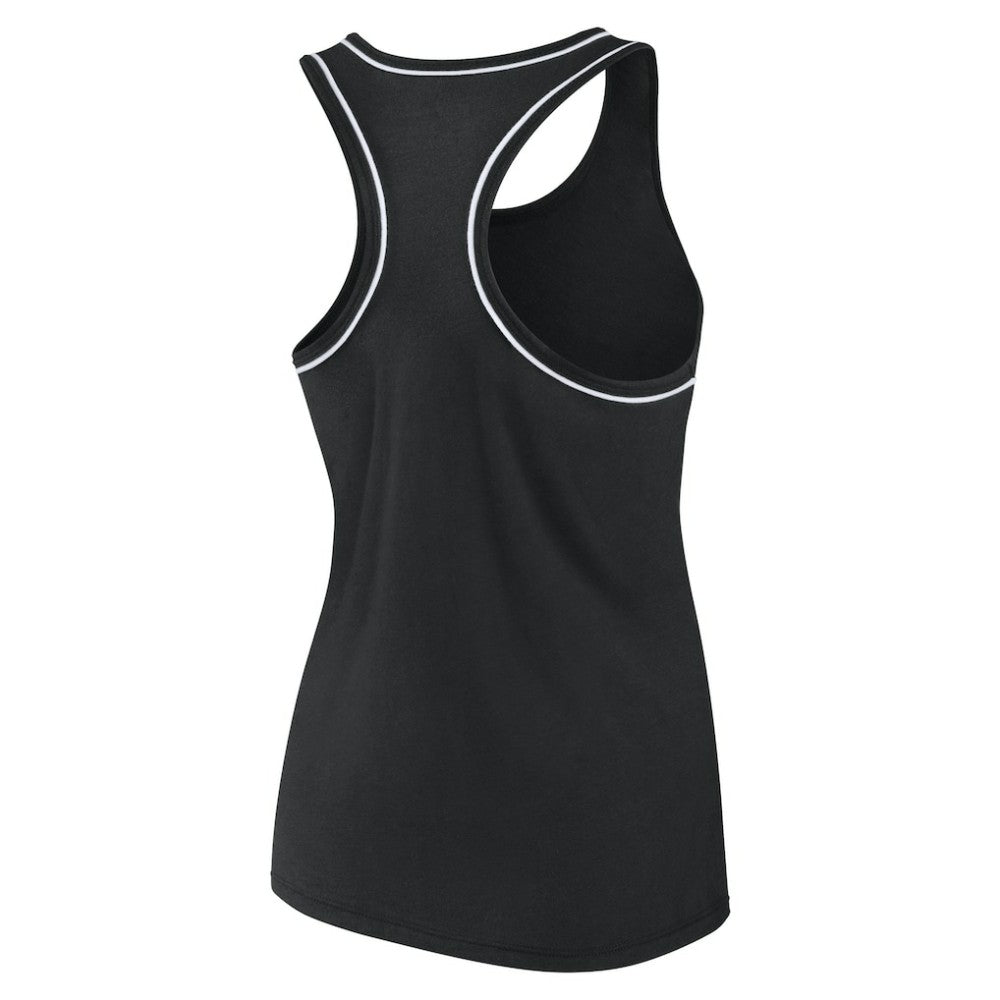 NHL New Jersey Devils Fanatics Women's Wordmark Logo Racerback Scoop Neck Tank Top - Black