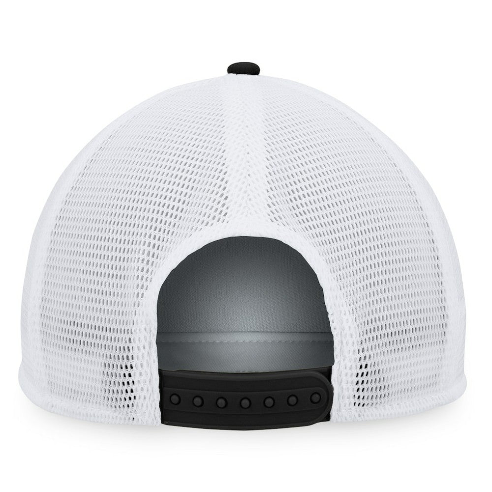 San Francisco Giants Majestic Foam Trucker Snapback Hat - Black/White Hats