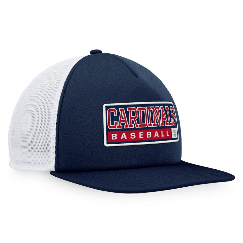 St. Louis Cardinals Majestic Foam Trucker Snapback Hat - Navy/White Hats