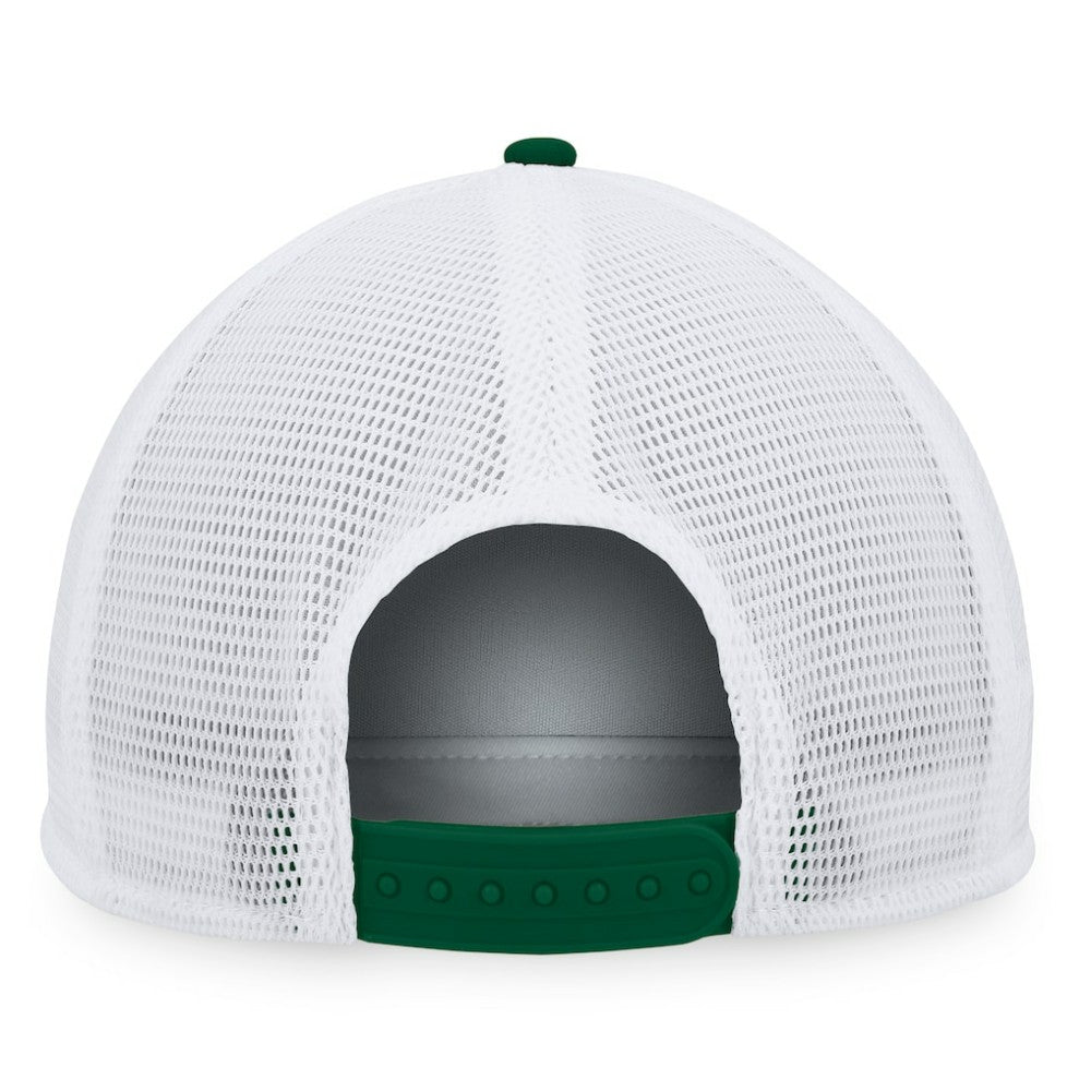 Athletics Majestic Foam Trucker Snapback Hat - Green/White Hats