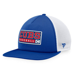 Chicago Cubs Majestic Foam Trucker Snapback Hat - Royal/White Hats