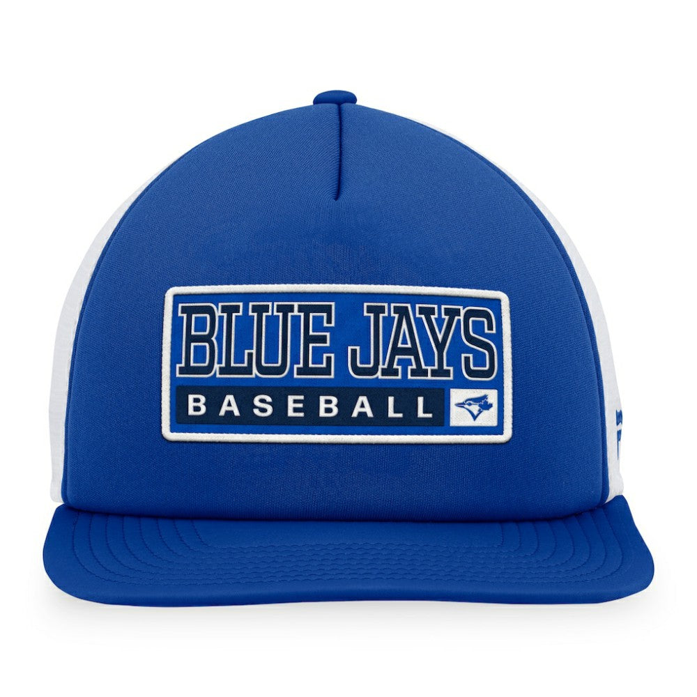 Toronto Blue Jays Majestic Foam Trucker Snapback Hat - Royal/White Hats