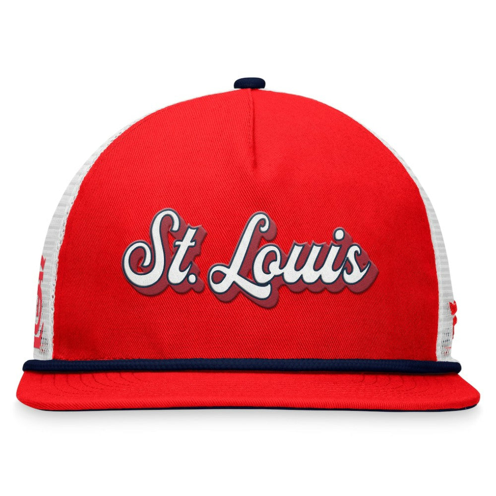 St. Louis Cardinals Fanatics Heritage Golfer Snapback Hat - Red Hats