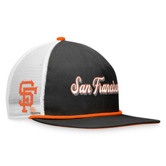 San Francisco Giants Fanatics Heritage Golfer Snapback Hat - Black Hats