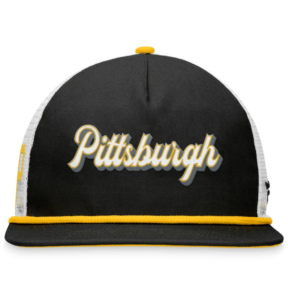 Pittsburgh Pirates Fanatics Heritage Golfer Snapback Hat - Black Hats