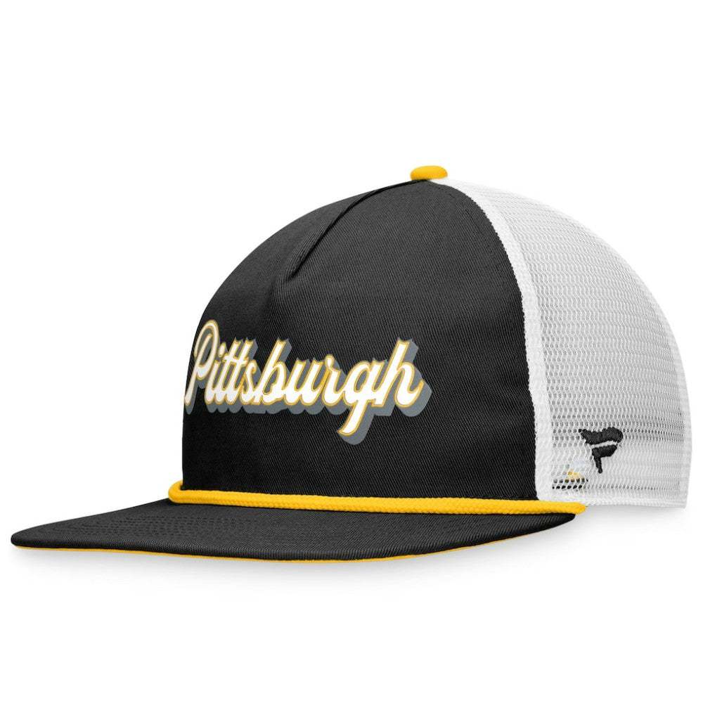 Pittsburgh Pirates Fanatics Heritage Golfer Snapback Hat - Black Hats