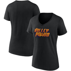Phoenix Suns Women's Hometown Collection Valley Proud V-Neck T-Shirt Black