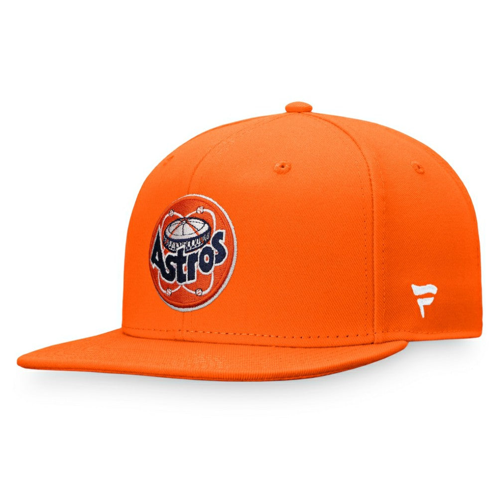 Houston Astros Fanatics Cooperstown Collection Core Snapback Hat - Orange Hats