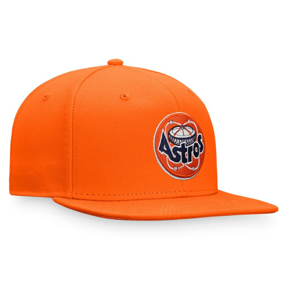 Houston Astros Fanatics Cooperstown Collection Core Snapback Hat - Orange Hats