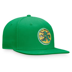 Athletics Fanatics Cooperstown Collection Core Snapback Hat - Kelly Green Hats