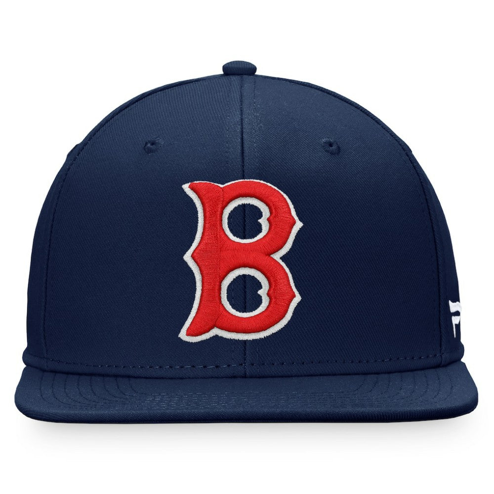 Boston Red Sox Fanatics Cooperstown Collection Core Snapback Hat - Navy Hats