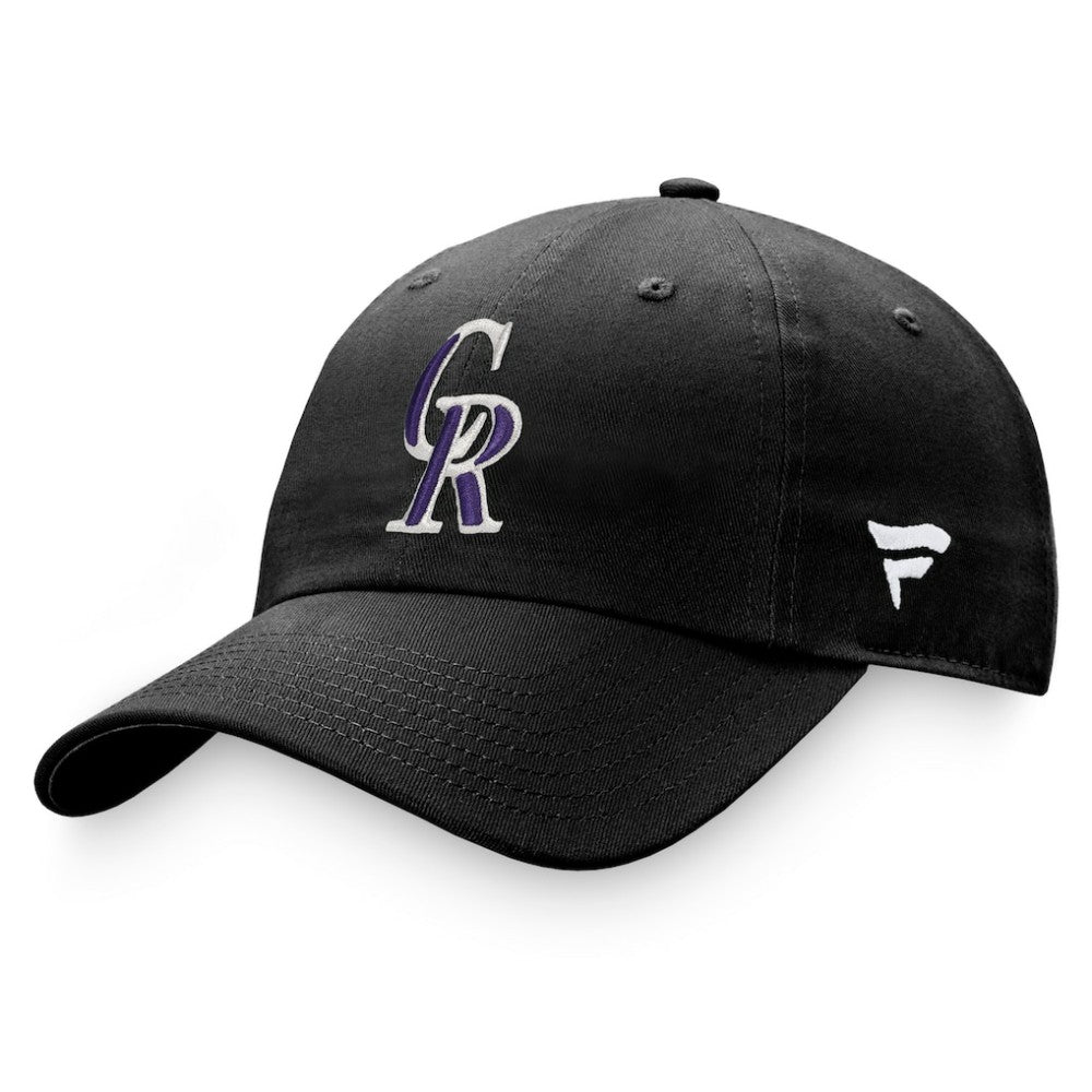 Colorado Rockies Fanatics Cooperstown Collection Core Adjustable Hat - Black Hats