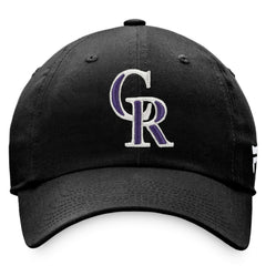 Colorado Rockies Fanatics Cooperstown Collection Core Adjustable Hat - Black Hats