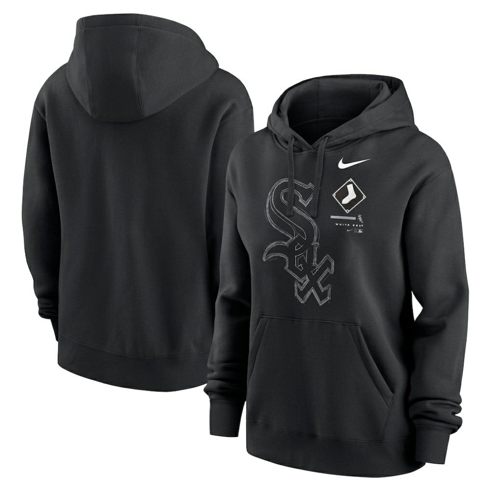 Chicago White Sox Nike Women's Big Game Pullover Hoodie - Black Hoodies
