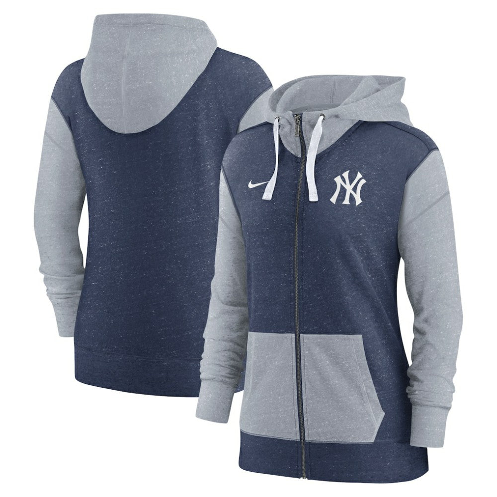 New York Yankees Nike Women's Full-Zip Hoodie - Navy Hoodies