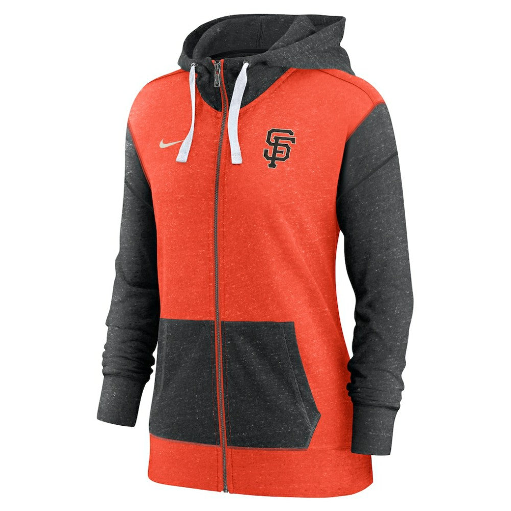 San Francisco Giants Nike Women's Full-Zip Hoodie - Orange Hoodies