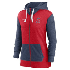 Los Angeles Angels Nike Women's Full-Zip Hoodie - Red Hoodies