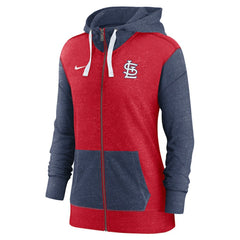 St. Louis Cardinals Nike Women's Full-Zip Hoodie - Red Hoodies