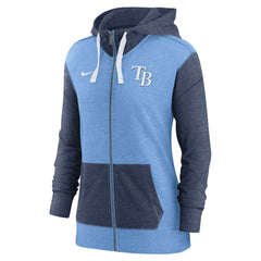 Tampa Bay Rays Nike Women's Full-Zip Hoodie - Light Blue Hoodies