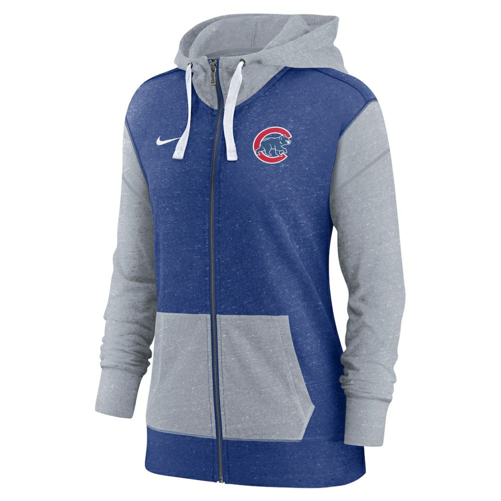 Chicago Cubs Nike Women's Full-Zip Hoodie - Royal Hoodies