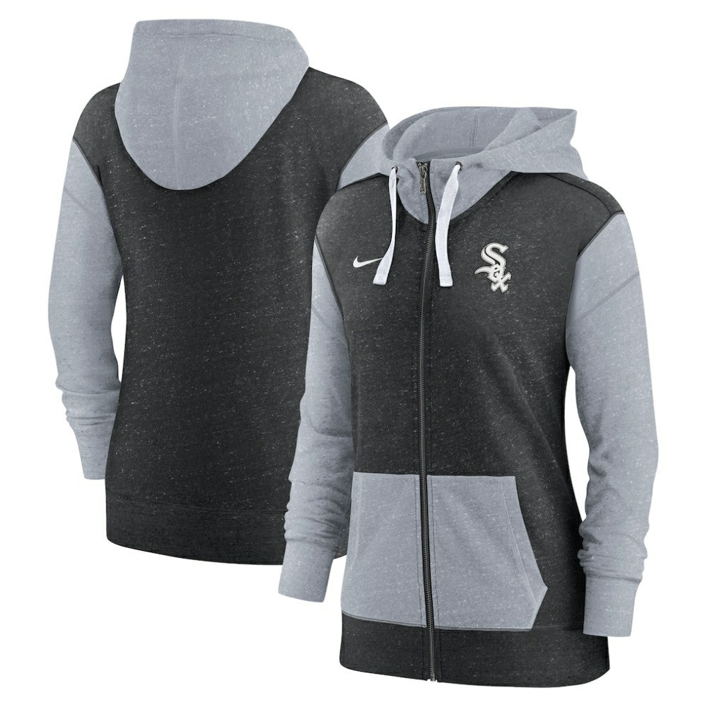 Chicago White Sox Nike Women's Full-Zip Hoodie - Black Hoodies