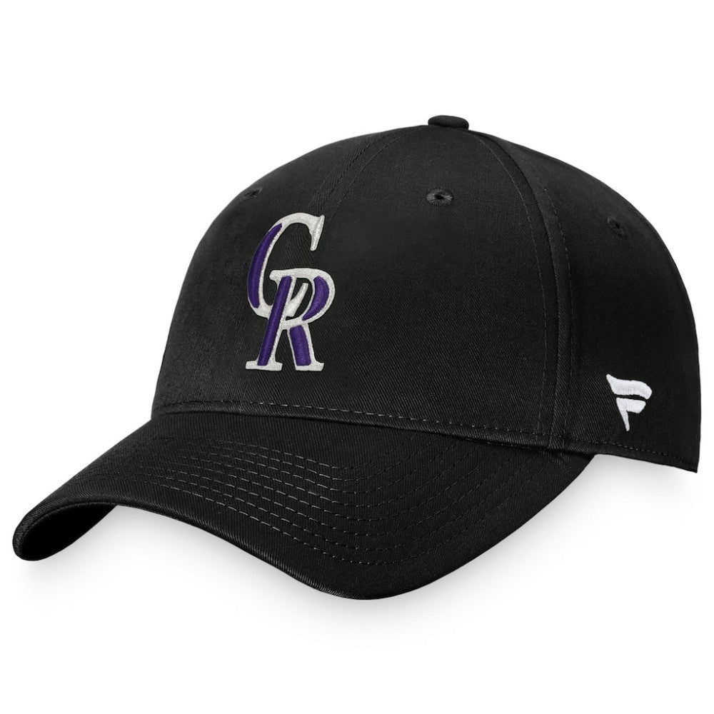 Colorado Rockies Fanatics Cooperstown Collection Core Adjustable Hat - Black Hats