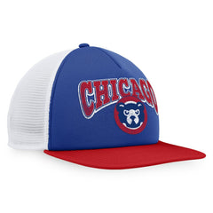 Chicago Cubs Fanatics Heritage Foam Front Trucker Snapback Hat - Royal/Red Hats