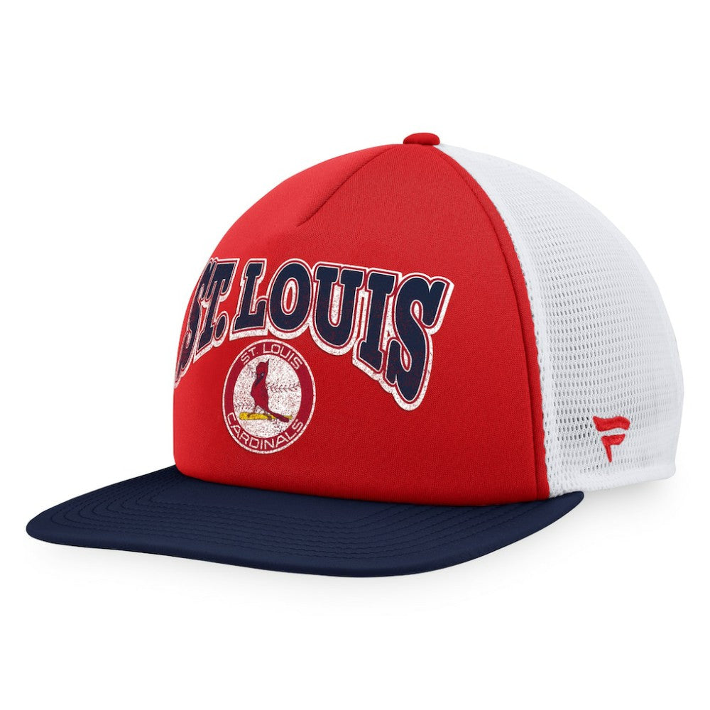 St. Louis Cardinals Fanatics Heritage Foam Front Trucker Snapback Hat - Red/Navy Hats