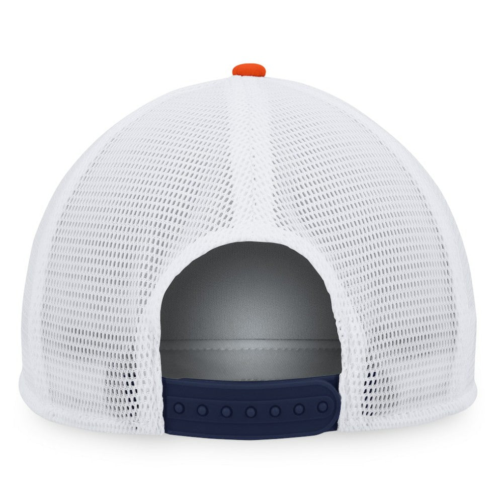 Houston Astros Fanatics Heritage Foam Front Trucker Snapback Hat - Orange/Navy Hats