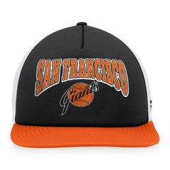 San Francisco Giants Fanatics Heritage Foam Front Trucker Snapback Hat - Black/Orange Hats