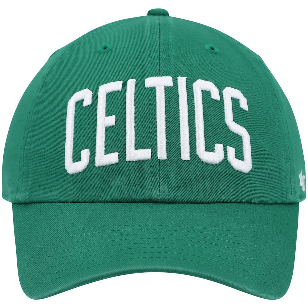Boston Celtics '47 Clean Up Wordmark Adjustable Hat Kelly Green