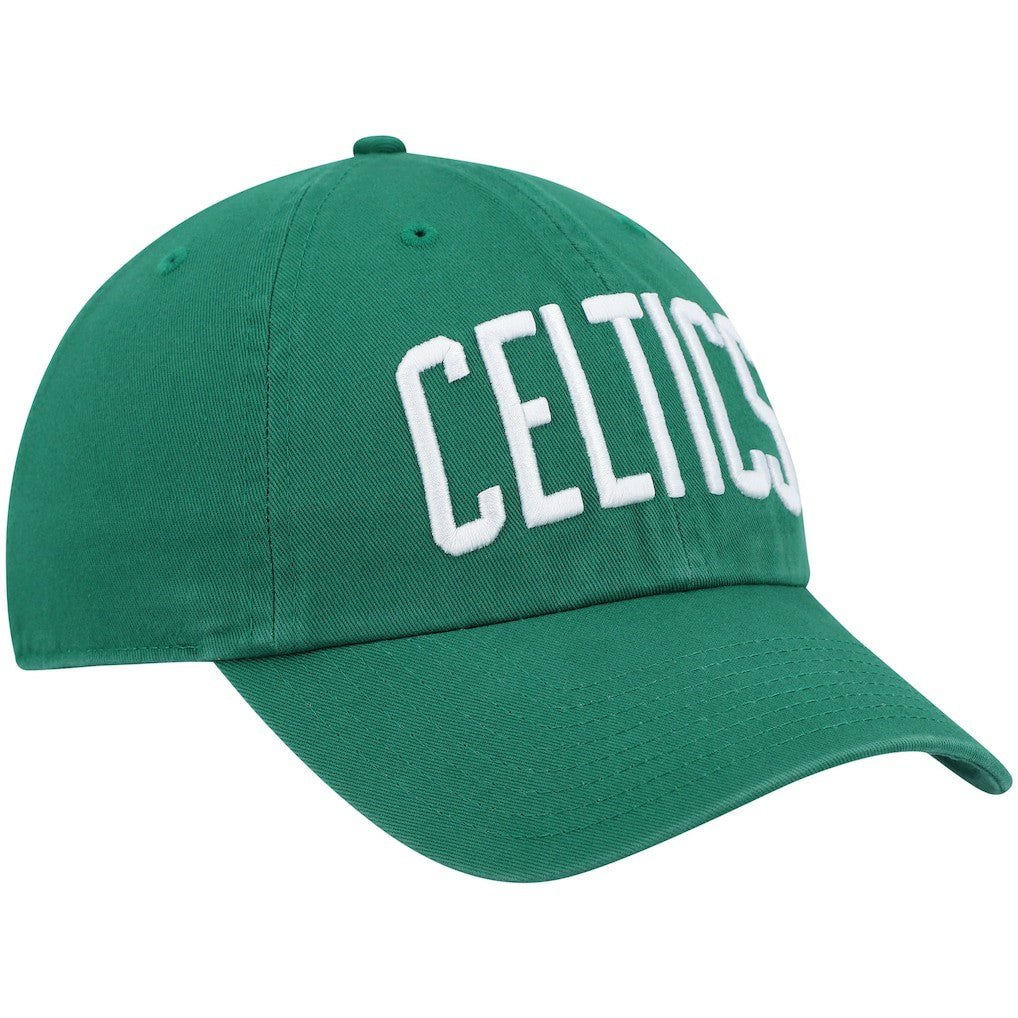 Boston Celtics '47 Clean Up Wordmark Adjustable Hat Kelly Green