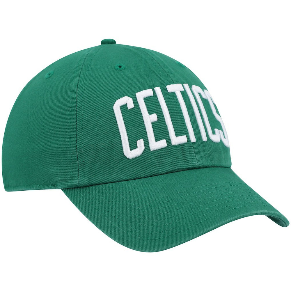 Boston Celtics '47 Clean Up Wordmark Adjustable Hat Kelly Green