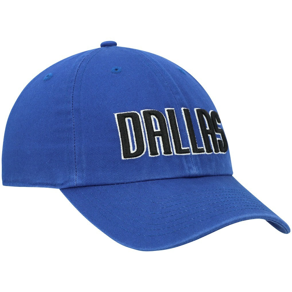 Dallas Mavericks '47 Clean Up Wordmark Adjustable Hat Royal