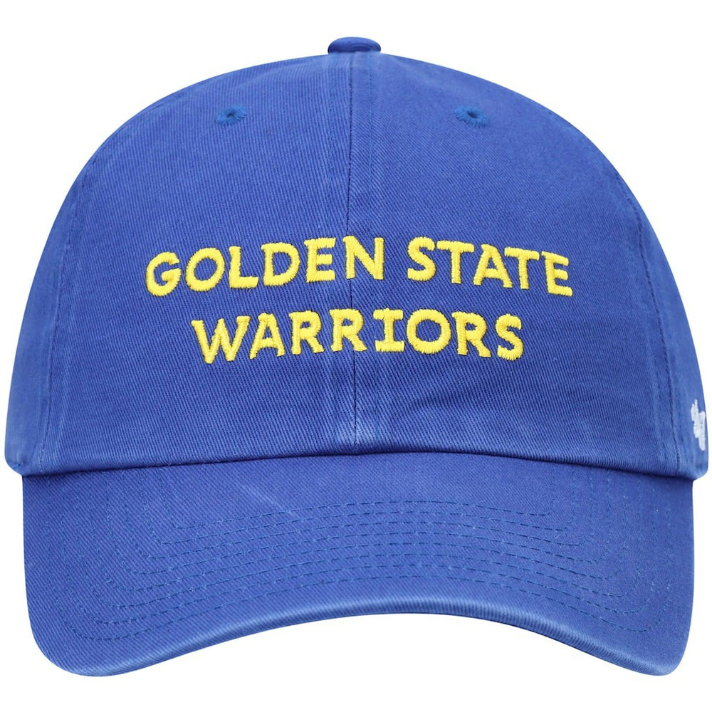 Golden State Warriors '47 Clean Up Wordmark Adjustable Hat Royal