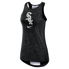 Chicago White Sox Nike Women's Dri-FIT Performance Right Mix High Neck Tank Top - Black Tanks