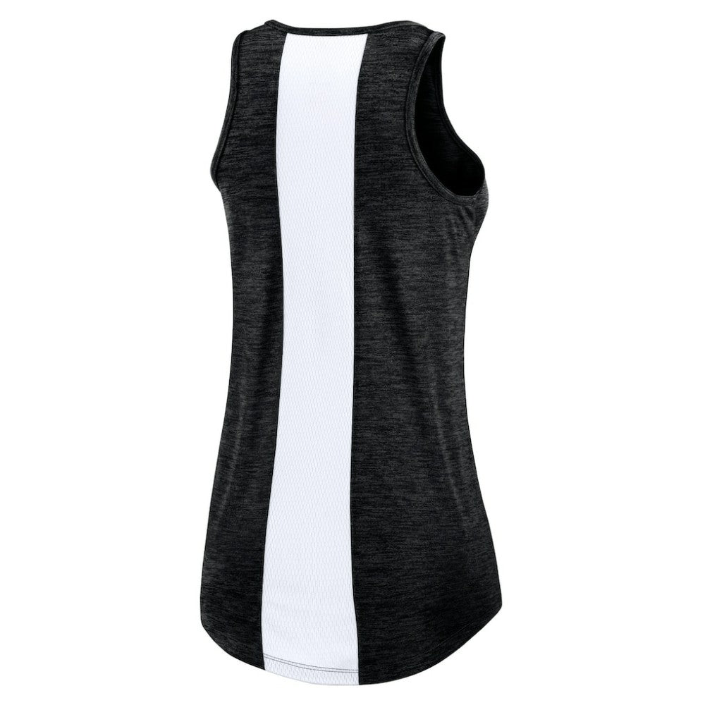 Chicago White Sox Nike Women's Dri-FIT Performance Right Mix High Neck Tank Top - Black Tanks