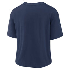 Detroit Tigers Nike Women's Line Up High Hip Fashion T-Shirt - Navy/White T-shirts
