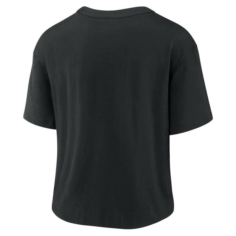 San Francisco Giants Nike Women's Line Up High Hip Fashion T-Shirt - Black/White T-shirts