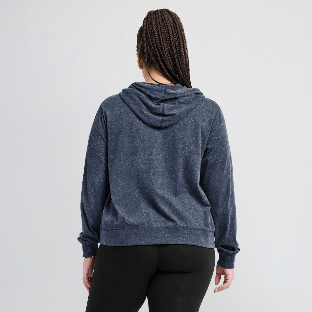 Houston Astros Nike Women's Diamond Icon Gym Vintage Lightweight Hooded Top - Navy Tops