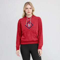 St. Louis Cardinals Nike Women's Diamond Icon Gym Vintage Lightweight Hooded Top - Red Tops
